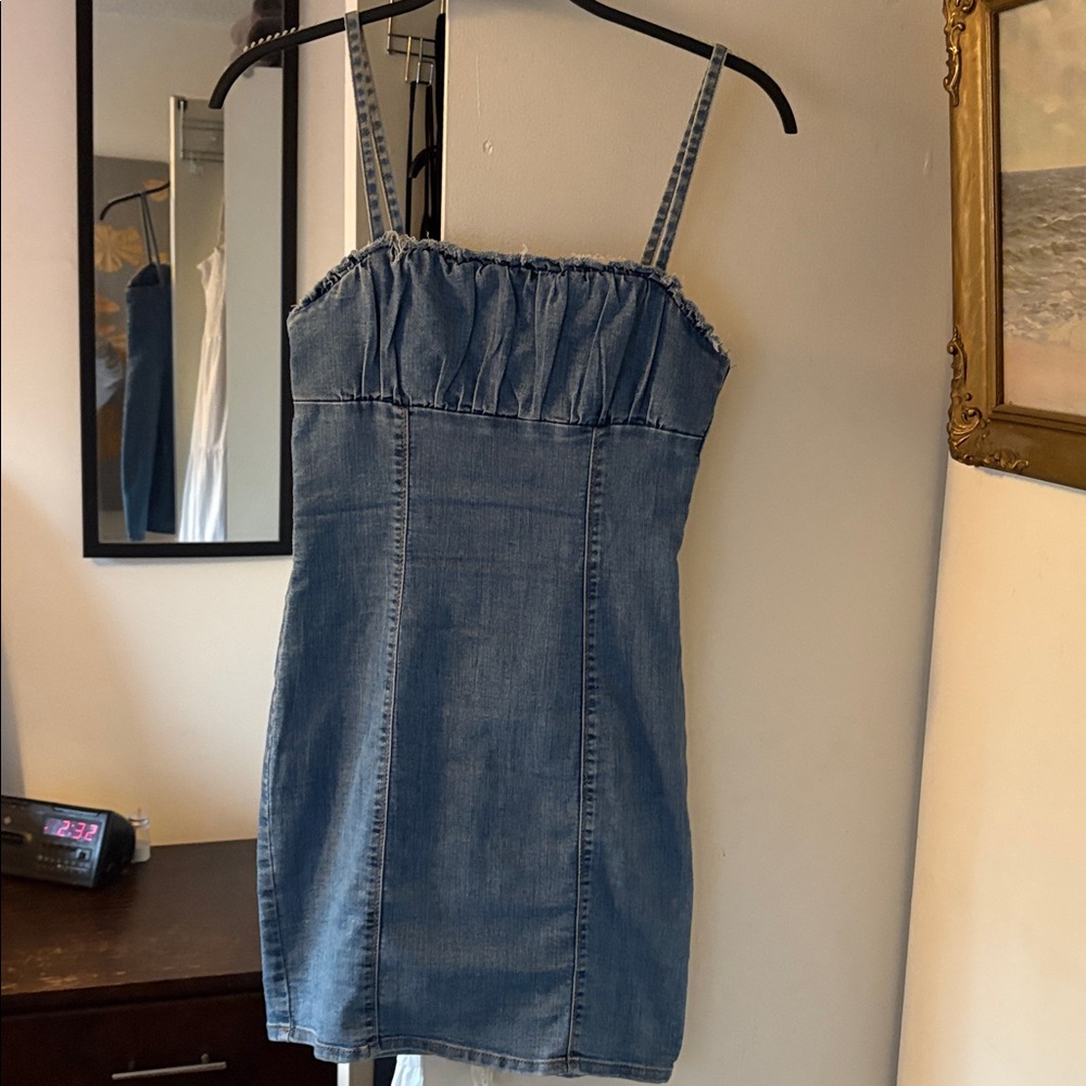 Denim Blue Mini Dress, like new